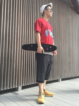 「doublet（ダブレット）のアイテム（バッグ）」を使った、KEIさん（メンズ・168cm）の秋コーディネート