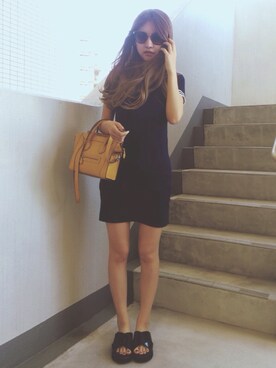 「GROWZE（グローゼ）のアイテム」を使った、Rieさん（レディース・160cm）の春コーディネート