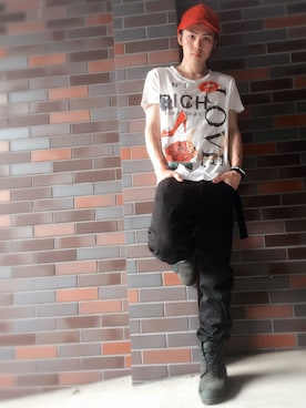 「JOYRICH」｜「アイテム（ブーツ）」を使った、橋本 侑哉さん（メンズ・173cm）の夏コーディネート