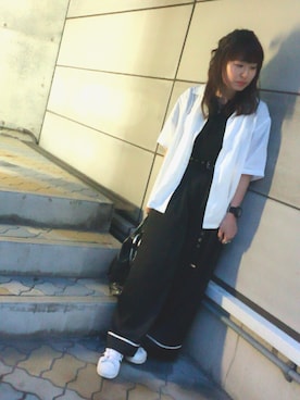 佐々木麻耶さん（レディース・156cm）の夏コーディネート