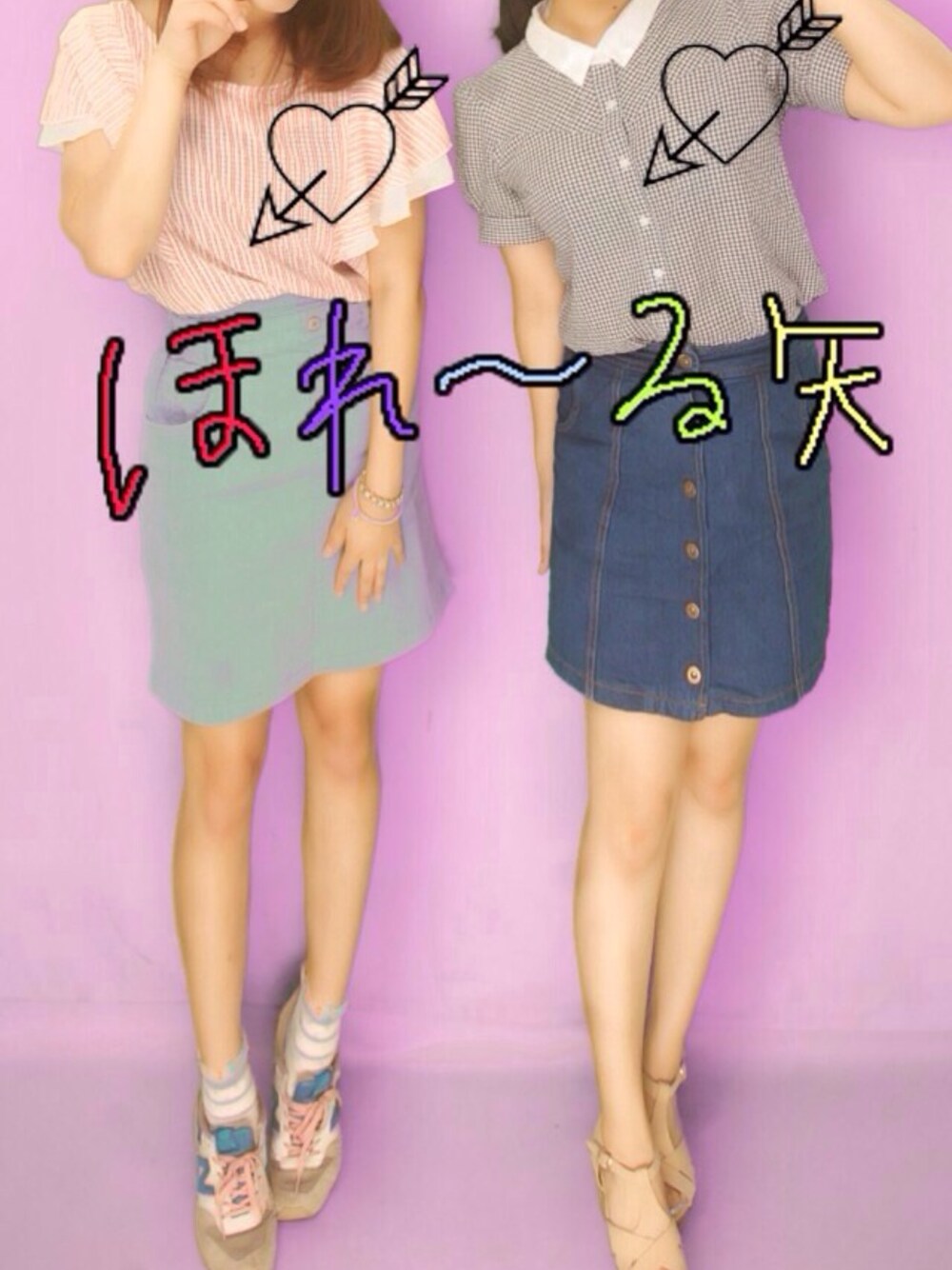 「十祭、夏、ニューバランス、靴下×スニーカー、関ジャニ∞、旅行」｜「NEW BALANCEのスニーカー（スニーカー、ベージュ系）」を使った、つんべあさん（レディース・157cm）の夏コーディネートの1枚目の写真
