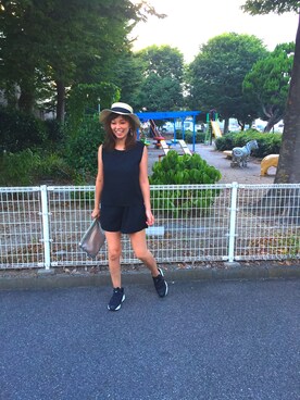 「CeLL（セル）のアイテム（トップス）」を使った、N A O M Iさん（レディース・161cm）の夏コーディネート