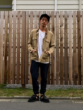 「その他のアイテム（その他、その他）」を使った、uーとさん（メンズ・175cm）の秋コーディネート