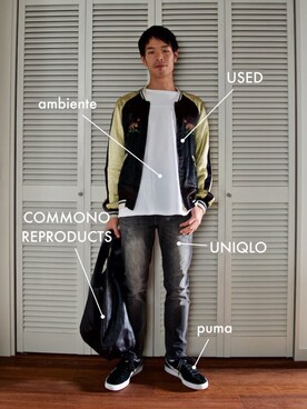 「その他のアイテム（その他、その他）」を使った、uーとさん（メンズ・175cm）の秋コーディネート