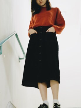 「orange」｜R.さん（レディース・164cm）の秋コーディネート