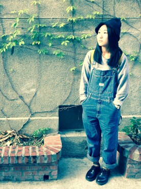 「アイテム（ジャージ）」を使った、Alley PAIさん（レディース・165cm・10代）の冬コーディネート