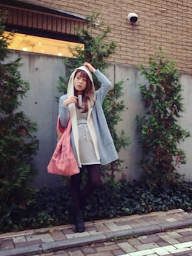 「スエット」｜「アイテム（ブーティ）」を使った、moonさん（レディース・168cm）の冬コーディネート