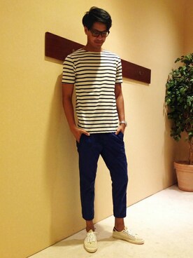 ikka OTAKANOMORI STAFF 2さん（メンズ・190cm）の夏コーディネート