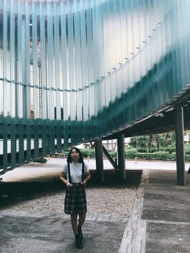 「MONKI（モンキ）のアイテム（シューズ）」を使った、cyt.yさん（レディース・162cm）の夏コーディネート