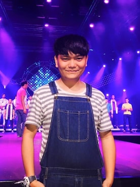 「H&M」｜「アイテム（つなぎ/オールインワン）」を使った、koolchengさん（メンズ・172cm）の春コーディネート