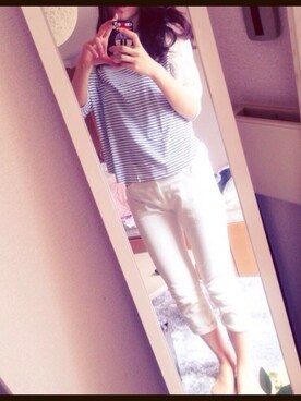 mariaさん（レディース・177cm）の夏コーディネート