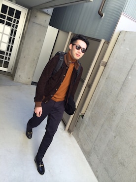 「YELLOWSPLUS」｜TETさん（メンズ・175cm）の冬コーディネート
