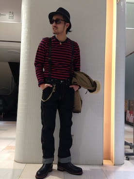 RYO-TAさん（メンズ・177cm）の冬コーディネート