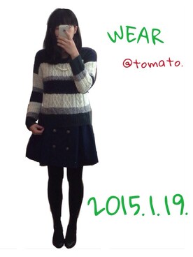 tomato.さん（レディース・164cm）の冬コーディネート
