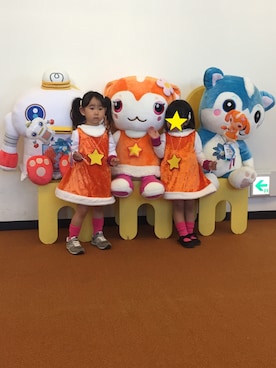 「手作り子供服」｜「アイテム（その他）」を使った、chibi su--さん（キッズ・100cm）の秋コーディネート
