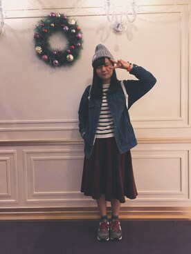 Kikiさん（レディース・163cm）の秋コーディネート