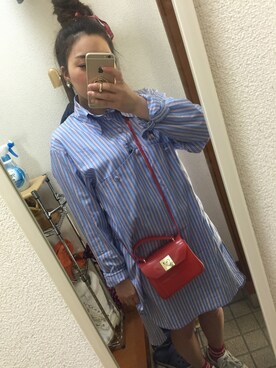 「chanel」｜「アイテム（シャツワンピース）」を使った、RARAさん（レディース・152cm）の夏コーディネート