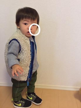 31chelさん（キッズ・70cm）の秋コーディネート