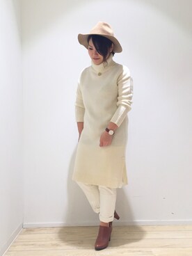 七森万里さん（レディース・152cm）の秋コーディネート