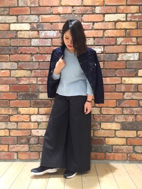 七森万里さん(レディース・152cm)の冬コーディネート