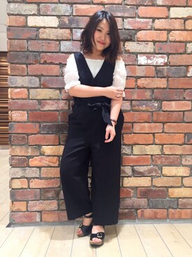 七森万里さん（レディース・152cm）の春コーディネート