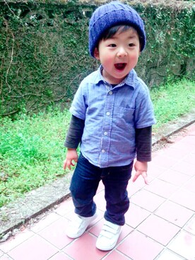 Mariko Matsuiさん（キッズ・90cm）の春コーディネート