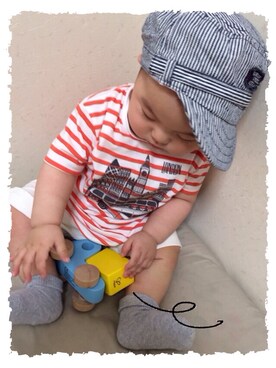 macojinさん（キッズ・80cm）の夏コーディネート