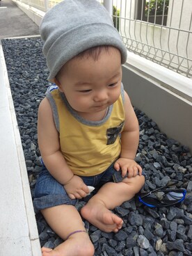 macojinさん(キッズ・80cm)の夏コーディネート