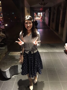 「5（ファイブ）のアイテム（スカート）」を使った、lololiさん（レディース・164cm）の冬コーディネート