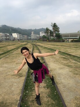 「BKK ORIGINALのアイテム」を使った、lololiさん（レディース・164cm）の冬コーディネート