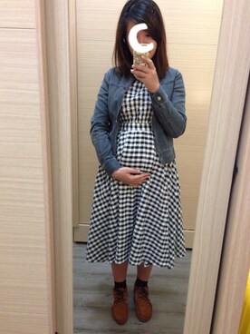 「LOVFEE（ラッフィ）のアイテム（ワンピース/ドレス）」を使った、YEYEさん（レディース・152cm）の秋コーディネート