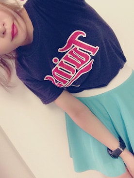 「wc JAPAN（ダブルシージャパン）のアイテム」を使った、マミコさん（メンズ・155cm）の夏コーディネート