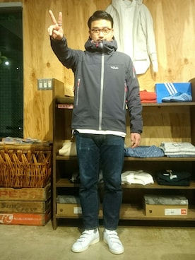 「Rab（ラブ）のアイテム」を使った、Keisuke Murataさん（メンズ・176cm）の冬コーディネート