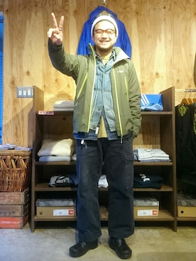 「Rab（ラブ）のアイテム」を使った、Keisuke Murataさん（メンズ・176cm）の冬コーディネート