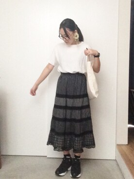 「SPERGA（スペルガ）のアイテム（バッグ）」を使った、CA★RIさん（レディース・163cm）の秋コーディネート