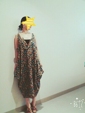 「OTSUのアイテム」を使った、えりいさん（レディース・164cm）の夏コーディネート