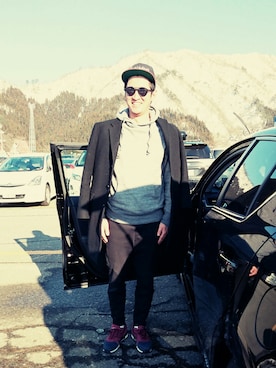 omiさん（メンズ・172cm）の冬コーディネート