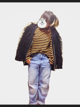 かお子さん(レディース・148cm)の冬コーディネート