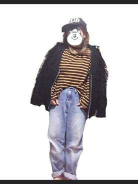 かお子さん(レディース・148cm)の冬コーディネート