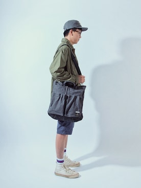「BLANKOF（BLANKOF）のアイテム」を使った、BENEDEFさん（メンズ・175cm）の冬コーディネート