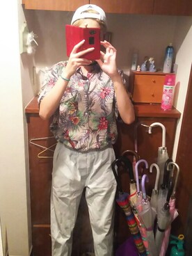 「ネイル」｜「アイテム（キャップ）」を使った、ゆめちゃさん（レディース・168cm）の秋コーディネート