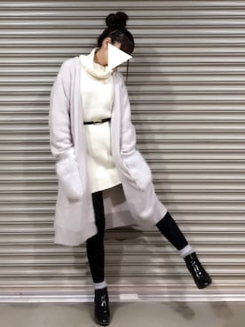 「アベイル」｜「アイテム（ブーティ）」を使った、あむさん（レディース・166cm）の秋コーディネート