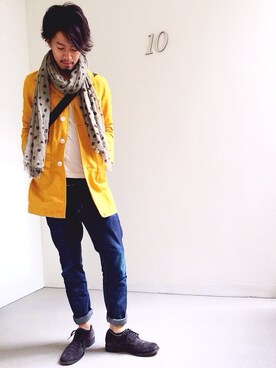 「JOURNAL STANDARD relume（ジャーナルスタンダード　レリューム）のアイテム（その他アウター）」を使った、takaさん（メンズ・171cm）の春コーディネート