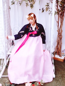「韓国旅行」｜「アイテム（ワンピース/ドレス）」を使った、NaOさん（レディース・158cm）の秋コーディネート