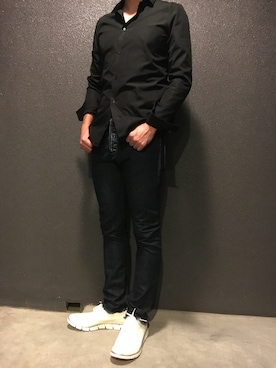 「N°21（ヌメロ ヴェントゥーノ）のアイテム（パンツ）」を使った、fukudasさん（メンズ・178cm）の秋コーディネート