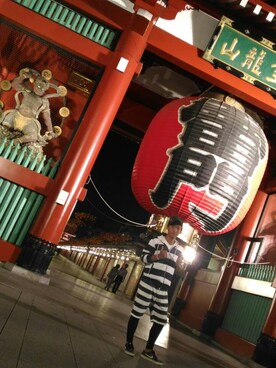 「Right-on（ライトオン）のアイテム（マウンテンパーカー）」を使った、大竹伸賢さん（メンズ・169cm）の秋コーディネート