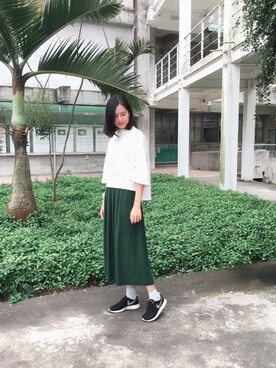 「skirt」｜「アイテム（腕時計）」を使った、Ritaさん（レディース・176cm）の春コーディネート