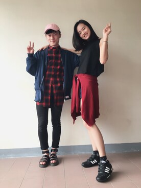 「summer style」｜「アイテム（その他アウター）」を使った、Ritaさん（レディース・176cm）の春コーディネート