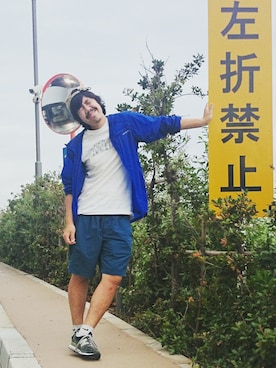 「男気japan」｜「アイテム（ナイロンジャケット）」を使った、kerry.......さん（メンズ・169cm）の夏コーディネート