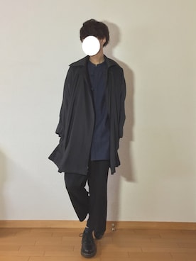 「AIVER（アイバー）のアイテム（スラックス）」を使った、Kazuyukiさん（メンズ・170cm）の春コーディネート